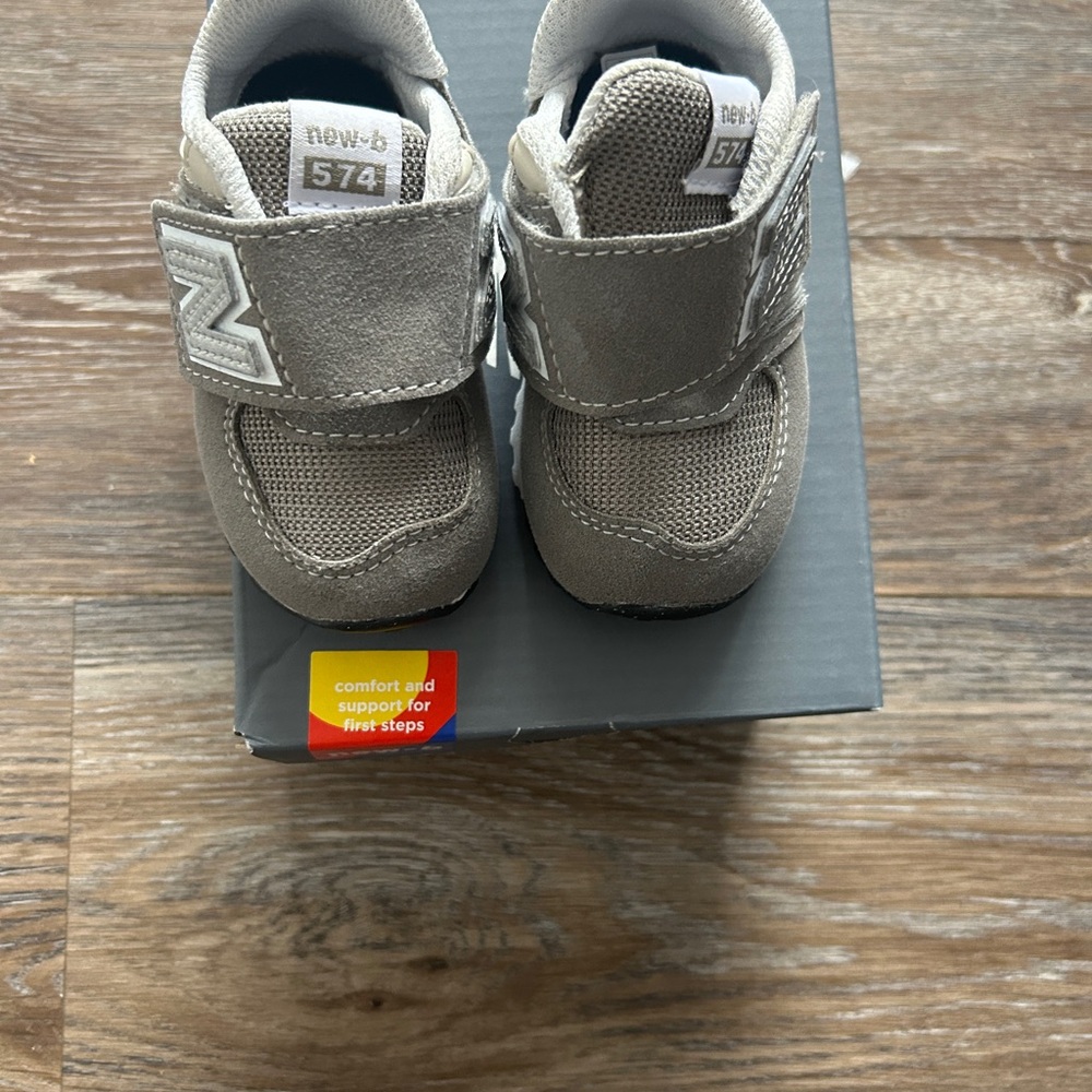 New Balance Baby Walker Shoes in Gray
